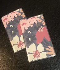 2x Small Pocket Planner: 2-Year Purse Calendar Floral Design 2024-2025