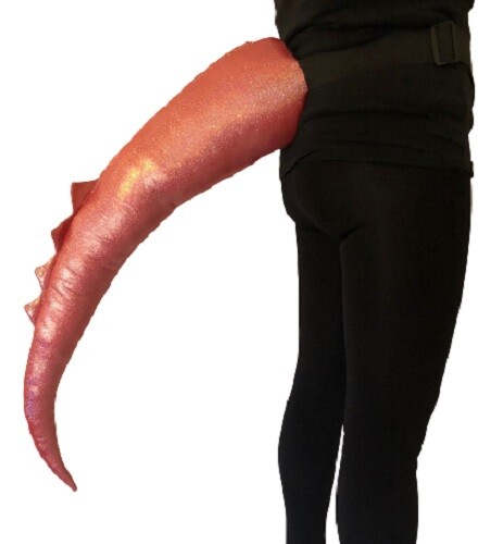 Pink Dinosaur Dino Dragon Animal Tail Fancy Dress Up Costume Festival Hen Night - Picture 2 of 13
