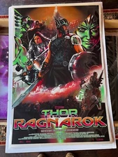 Thor Ragnarok Edz Gatdula 24”x36” Screenprint Mint Edition of 55
