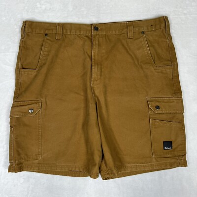 DieHard Cargo Shorts Mens 44 Brown Canvas 100% Cotton