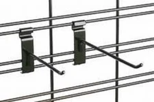 Only Hangers Gridwall Metal Hook Bundle 4" and 6" -50 each