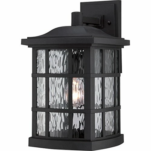 Quoizel SNN8409K 1-Light Stonington Outdoor Lantern in Mystic Black - Picture 1 of 7