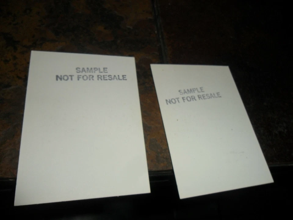 1988 1989 Upper Deck Blank Back Chris Speier Anaheim Sample Promo & Bruce Fields - Image 4 of 4