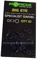 Korda Big Eye Swivels / Carp Fishing Terminal Tackle