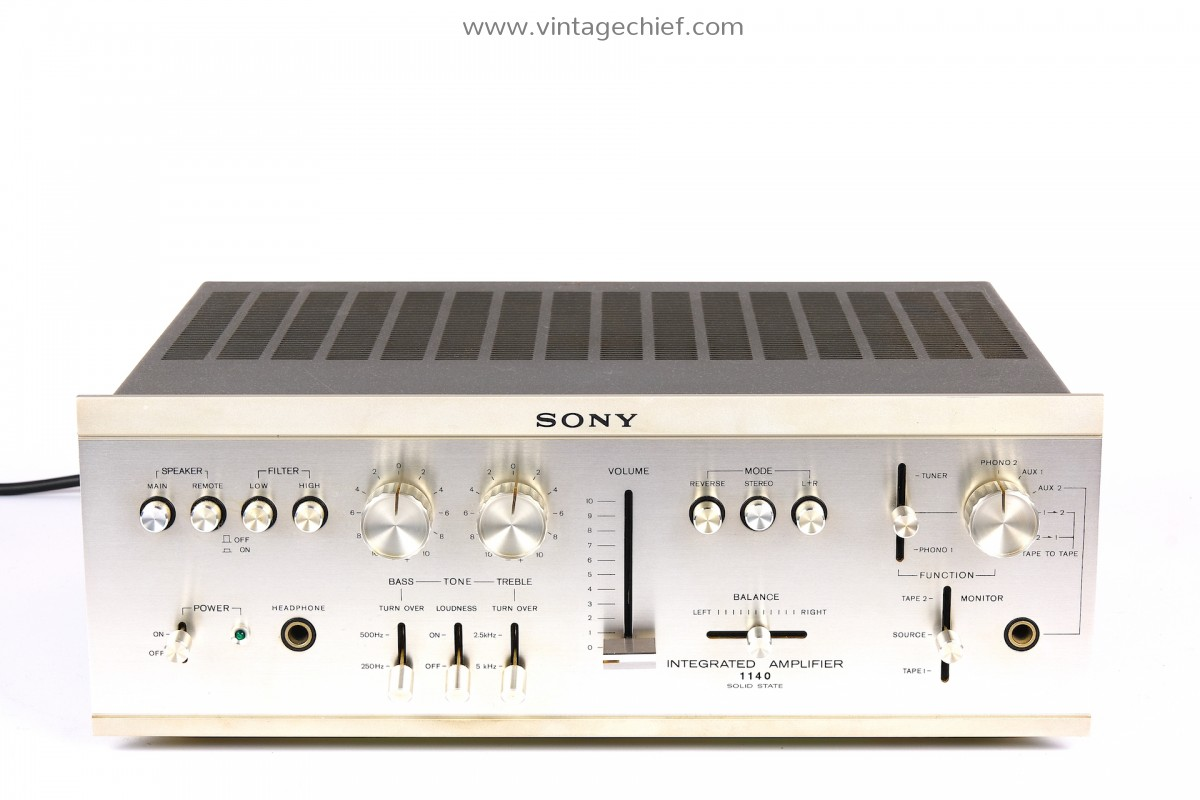 アンプ SONY  TA-1140 Sony Integrated Amplifier TA-1140 with Sony FM stereo / FM