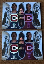 LOT OF (2) 2007-08 SP Rookie Threads Patch Dual MIKE CONLEY DAEQUAN COOK /25 Ssp