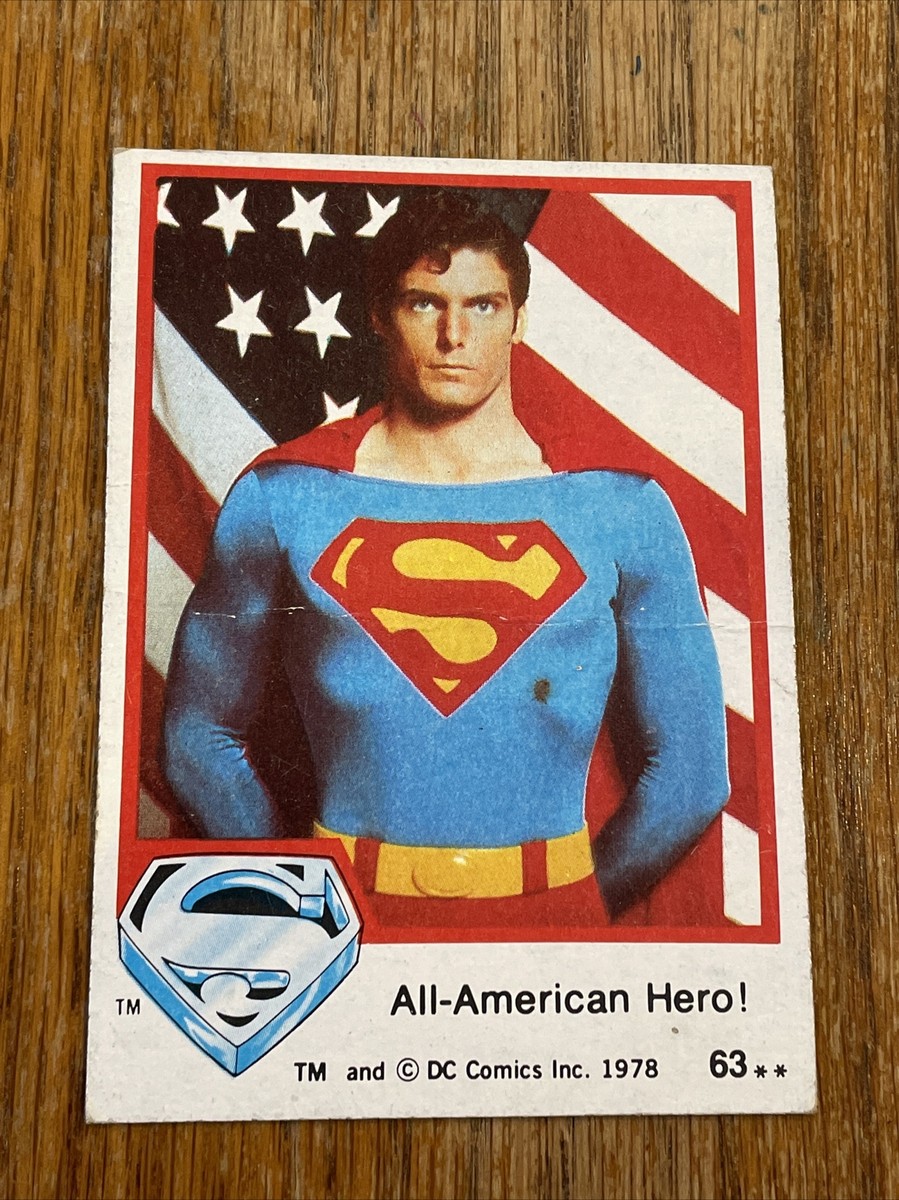 1978 Topps Superman #63 All-American Hero! VG Crease | eBay