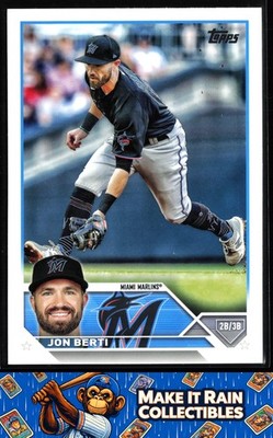 Jon Berti 2023 Topps Series One #72 Miami Marlins Baseball