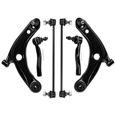 6x Front Lower Control Arms Sway Bars Tie Rod Links Kit For 07-14 Toyota Yaris