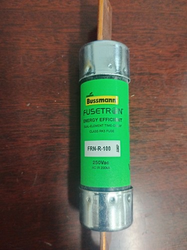 FRN-R-100 BUSSMANN FUSETRON TIME-DELAY CLASS RK5 FUSE 100A 250V NEW | eBay