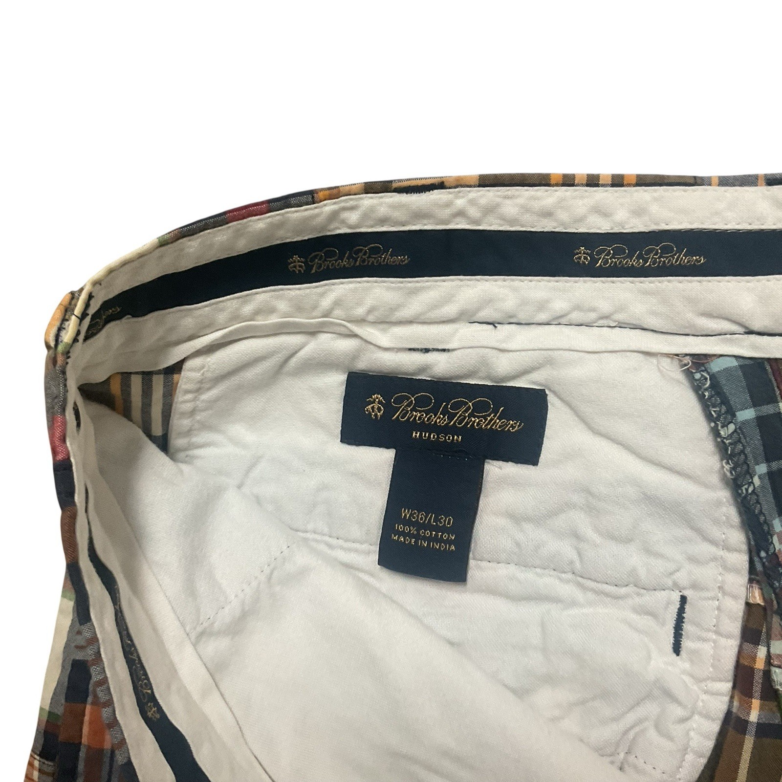 Brooks Brothers Patchwork Plaid Pants Hudson Men’… - image 5