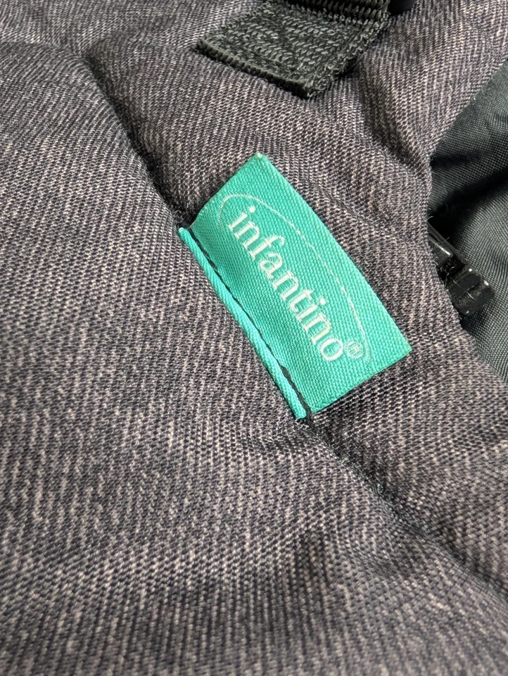 Infantino Flip 4-in-1 Convertible Baby Carrier Black/Gray – Adjustable Straps - Image 2 of 4