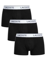 Lacoste 3Er Pack BaumwollstrüMpfe, Schwarz - XXL