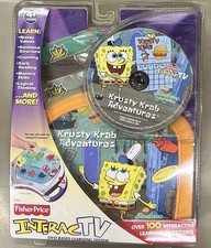 Fisher Price - InteracTV DVD Learning System - Krusty Krab Adventures   New/Seal