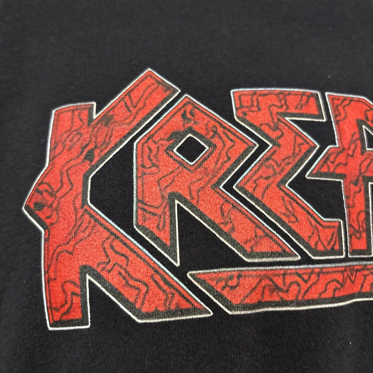 KREATOR Out Of The Dark… Black & Red Metal Band Tour Shirt Size