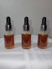 Tan Luxe The Body Illuminating Self Tan Drops Light Medium -15ml each- Set Of 3
