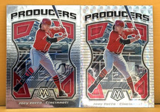 2021 Panini Mosaic Baseball Joey Votto Producers Lot (2) Base & Mosaic Prizm