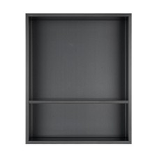 Shower Niche, 16"x20" No Tile Needed, The Insert Storage Rectangle Double Sho...