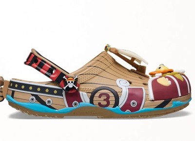 Crocs x One Piece Thousand Sunny Classic Clog M9/W11 US NEW B3