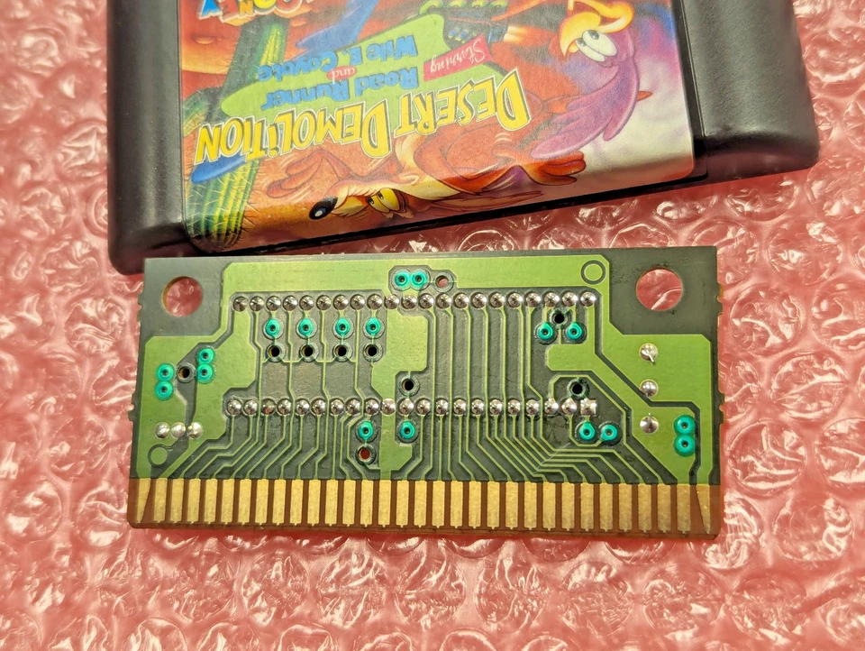 Desert Demolition Sega Mega Drive UK Complete 1995 PAL Genesis CIB - Image 2 of 4