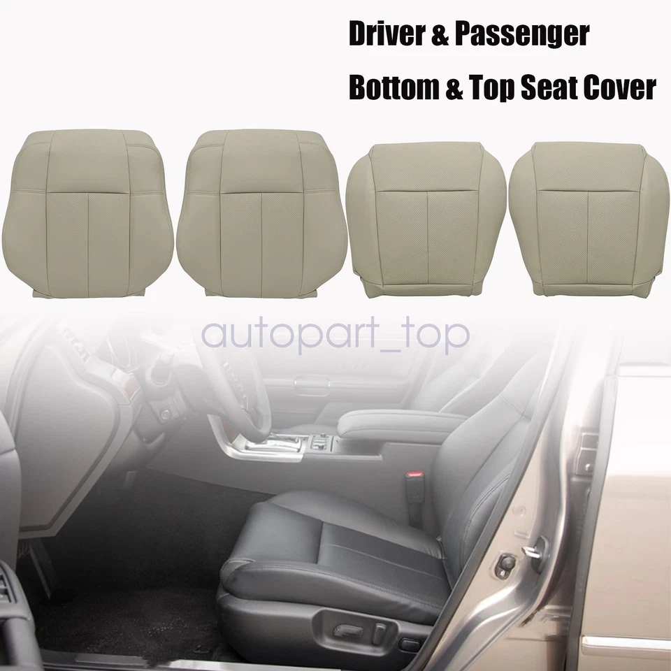 Cubierta de asiento de cuero de repuesto inferior y superior delantera para Infiniti M35 2006-2010 Foto 2 de 4