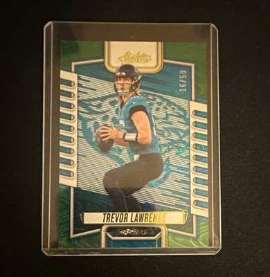 Panini 2023 Absolute Football Trevor Lawrence #6 Serial Numbered /50 Jaguars NFL