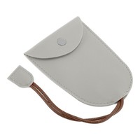 FüR Car Key Case Pu Smart Key Fob HüLle Grau 11,2X8X0,6Cm