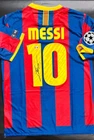 Lionel Messi Autographed Barcelona Jersey Bas COA Signed Soccer Memorabilia