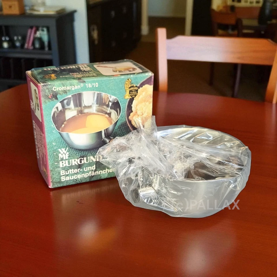 WMF BURGUND BUTTER- UND SAUCENPFÄNNCHEN SOSSEN-GIESSER CROMARGAN 18/10 - Bild 3 von 3