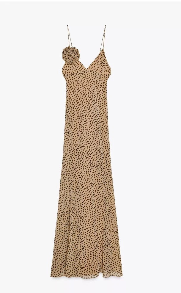 ZARA NWT $99 WOMAN SS25 FLORAL POLKA DOT MAXI DRESS LIGHT BROWN 3675/535 XS-2XL | eBay ZARA NWT $99 WOMAN SS25 FLORAL POLKA DOT MAXI DRESS LIGHT BROWN 3675/535 XS-2XL | eBay