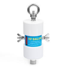 Femei 1-50MHz 500Watt HF Balun DIY Waterproof Antenna Balun 1:1 Voltage Balun...