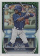 2023 Bowman Chrome Prospects Green Grass Refractor 56/99 Ronny Simon 0l44