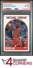 1989 HOOPS #200 MICHAEL JORDAN BULLS HOF PSA 8