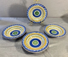 Vintage 1980’s STUDIO NOVA China MERLOT SH301 Rim Soup/Salad/Pasta Bowls 9"