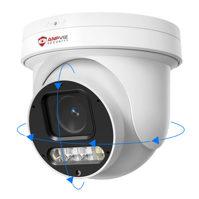 Anpviz 6MP PoE PTZ Camera 5X Zoom Outdoor IP Camera  AI Human Vehicle Detect