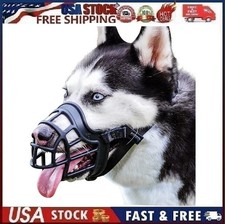 Basket Muzzle for Medium to Large Dogs Soft  Allows Eating  Drinking Size 3