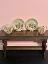 Vintage Made in Occupied Japan Miniature Doll House cup board display 3276 