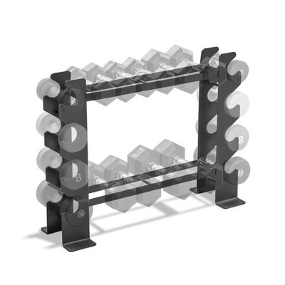 Marcy Compact Dumbbell Rack Free Weight Stand for Home Gym DBR-56 , Black, 20.50