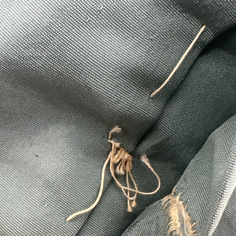 Precioso corpiño corpiño antiguo azul verde victoriano eduardiano Foto 4 de 4