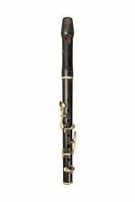 Vintage Ebony 6 Key Antique Sweet Flute Recorder Ebony 1900-1950