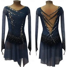 Figure Skating Dress Women's / Girls' Ice Skating Dress gray