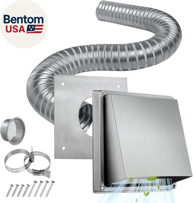 Pellet Stove Fresh Air Intake Kit, 2''X 60'' Pellet Stove Pipe outside Cold Air In
