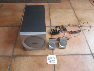 Bose Companion 3 SERIES I Speaker SYSTEM w/Subwoofer + Satellites NO POD - WORKS
