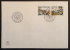 Sweden stamps 1975 Boy Scouts Se-tenant pair first day cover