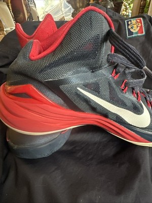 Nike Hyperdunk Black Gray Red Basketball Shoes Mens Size 8.5