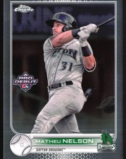 2022 Topps Pro Debut #PDC-35 Matheu Nelson Chrome