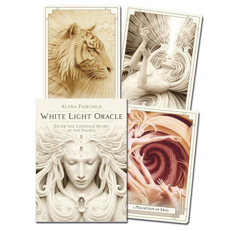 White Light Oracle: Magical Tarot Deck Card Divination English Family Board Game