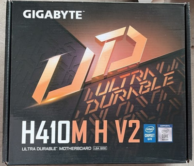 Gigabyte H410M H V2 Motherboard - Supports Intel Core 10th CPUs