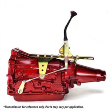 Ford C6 Single Action Shifter Kit 8 Black Arm W Black Knob Lokar