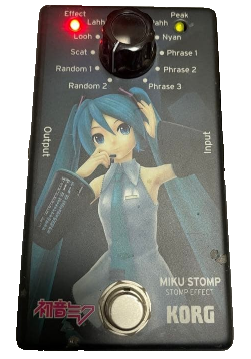 KORG KB10 Hatsune Miku Stomp Vocaloid Guitar Effect Pedal Tested